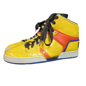 Osiris NYC 83 SLM Yellow Confetti Women Sneakers Size 8